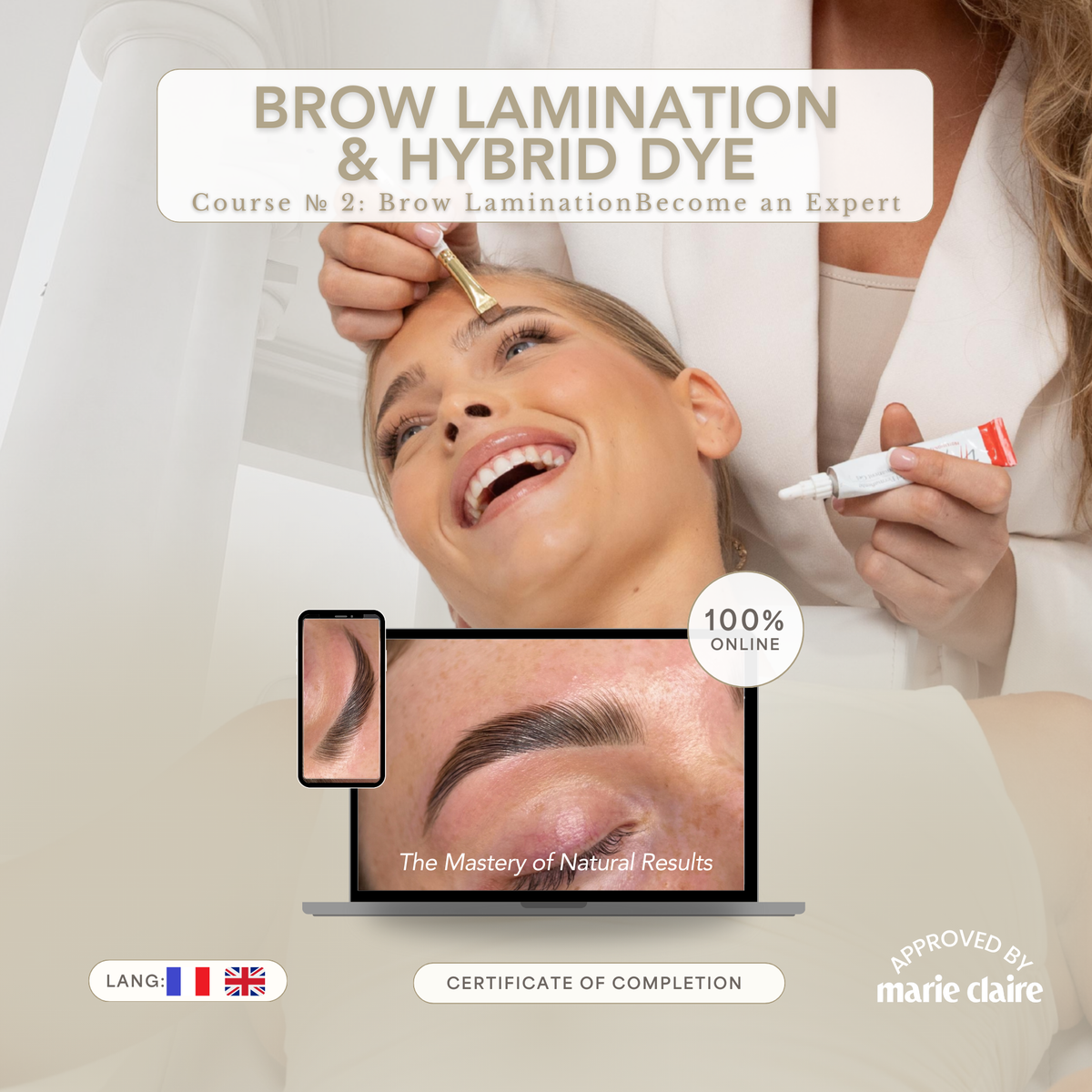 Brow Renaissance Academy - Brow Lamination & Hybrid Dye Online Course