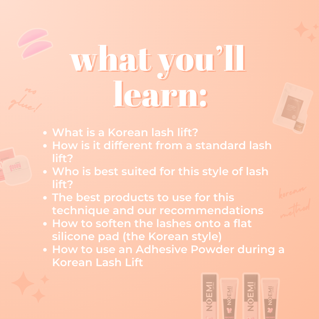 Korean Lash Lift Mini Masterclass / Webinar + Manual (Bundle)