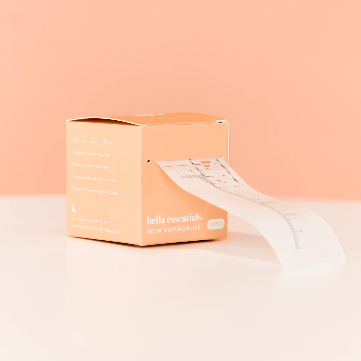 Bella Beauty Pro - Sticky Brow Mapping Ruler (50pcs)