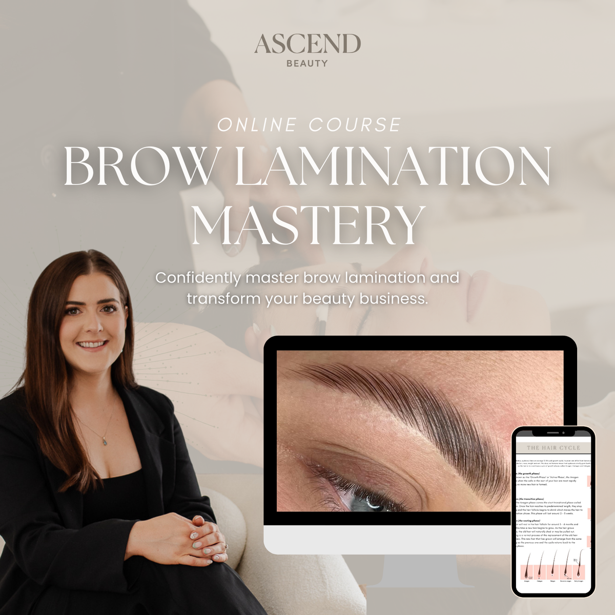 Ascend Brows - Brow Lamination Online Course